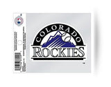 Colorado Rockies Static Cling Sticker Decal NEW!! Window or Car! MLB