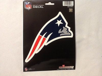 New England Patriots 5" x 6" Die-Cut Decal