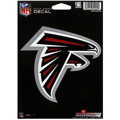 Atlanta Falcons Logo Die Cut Decal NEW! 5 X 5 Window or Car!