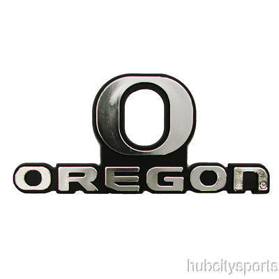 Oregon Ducks Logo 3D Chrome Auto Decal Sticker NEW!! Truck or Car