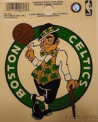 Boston Celtics Logo Static Cling Sticker NEW!! Window or Car! NBA