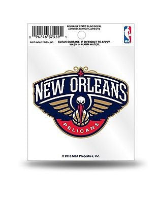 New Orleans Pelicans Static Cling Window Decal NEW Free Shipping! Car or Truck