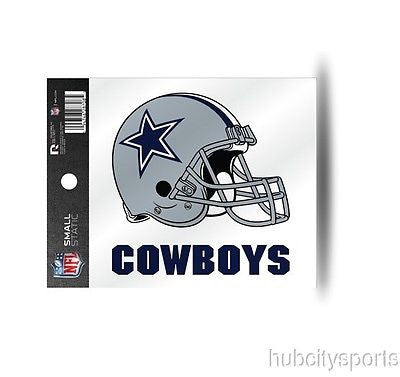 Dallas Cowboys Helmet Static Cling Sticker NEW!! Window or Car! NFL Tony Romo