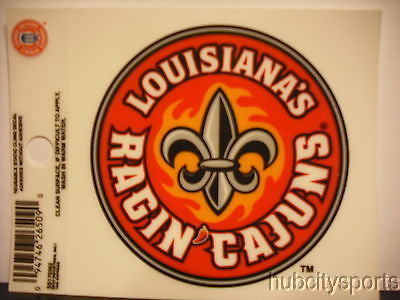 Louisiana-Lafayette Ragin Cajuns 3" Window Cling