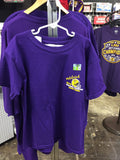 LSU Tigers 2019 National Champions Purple Youth Shirt Sizes S-XL Color Block