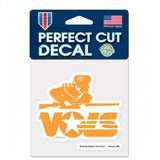 Tennessee Volunteers Retro Logo Die Cut Decal Stickers Perfect Cut 3x3 inches