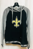 New Orleans Saints Womens Black Hoodie Sweatshirt '47 Size S-XL Encore