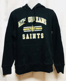 New Orleans Saints Logo Black Hoodie Sweatshirt '47 Size S-2XL Stripes