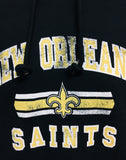 New Orleans Saints Logo Black Hoodie Sweatshirt '47 Size S-2XL Stripes