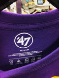 LSU Tigers 2019 National Champions Purple Shirt Sizes M-2XL Dome Logo