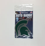 Michigan State Spartans Logo Auto Badge Decal Sticker NEW Truck Car