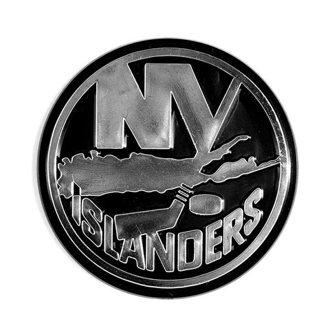 New York Islanders Logo 3D Chrome Auto Decal Sticker NEW! Truck Car