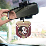 Florida State Seminoles Air Freshener Fresh Scent 2 Pack Car Truck NEW 3x3 Inches