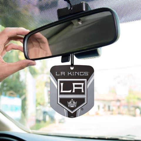 Los Angeles Kings Air Freshener Fresh Scent 2 Pack Car Truck NEW 3x3 Inches