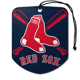 Boston Red Sox Air Freshener Fresh Scent 2 Pack Car Truck NEW 3x3 Inches