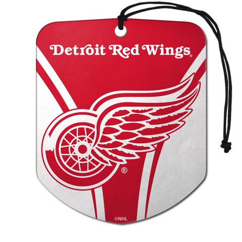 Detroit Red Wings Air Freshener Fresh Scent 2 Pack Car Truck NEW 3x3 Inches