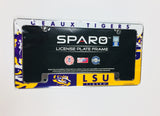 LSU Tigers Full Color Metal License Plate Frame NEW Free Shipping!