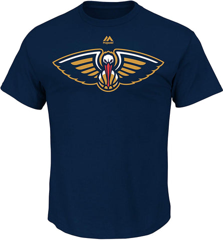 New Orleans Pelicans Shirt Majestic 100% Cotton