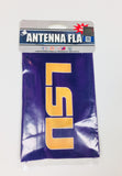 LSU Tigers Antenna Flag NEW! Free Shipping 2 Sided 4x5 Inches