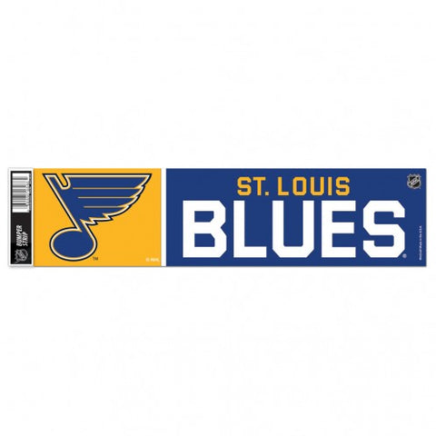 St. Louis Blues Bumper Sticker NEW!! 3 x 11 Inches Free Shipping! Wincraft