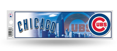 Chicago Cubs Bumper Sticker NEW!! 3 x 11 Inches Free Shipping! Rico