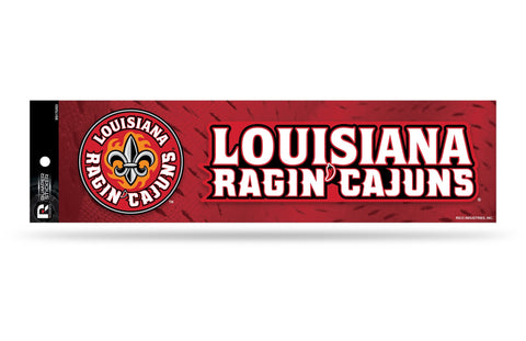 Louisiana Ragin Cajuns Bumper Sticker NEW!! 3 x 11 Inches Free Shipping! Rico