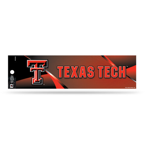 Texas Tech Red Raiders Bumper Sticker NEW!! 3x11 Inches Free Shipping! Rico