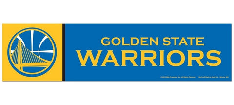 Golden State Warriors Bumper Sticker NEW!! 3 x 11 Inches Free Shipping! Wincraft