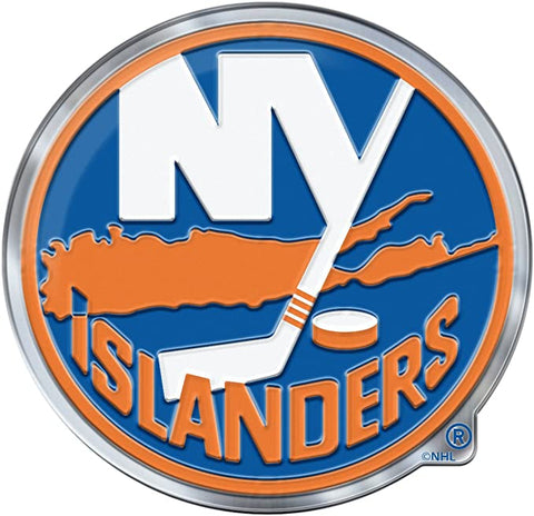 New York Islanders Logo 3D Color Auto Emblem NEW!! Truck or Car!
