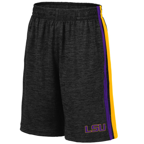 LSU Tigers Purple Youth Gray Shorts Sizes XS-XL Mendoza Free Shipping