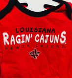 Louisiana Ragin Cajuns Infant Onesie Set Long Sleeve 0-12 Months