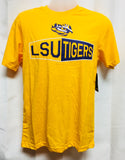 LSU Tigers Gold Shirt Sizes S-2XL Free Shipping Ralph LSU on back