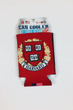 Harvard College Can Koozie Holder Collapsible Free Shipping! NEW! 2 Sided
