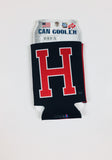 Harvard College Can Koozie Holder Collapsible Free Shipping! NEW! 2 Sided