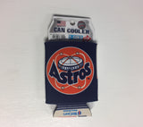 Houston Astros Retro Logo Can Koozie Holder Free Shipping! NEW! Collapsible