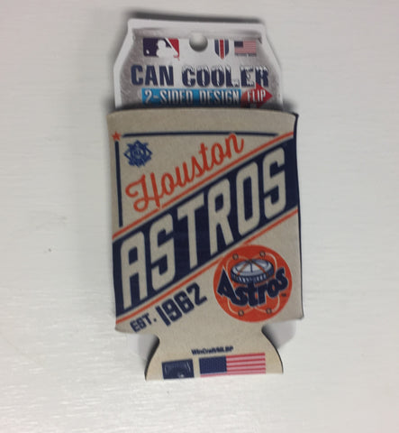 Houston Astros Retro Logo Can Koozie Holder Free Shipping! NEW! Collap –  Hub City Sports