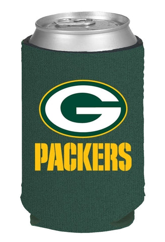 Green Bay Packers Can Koozie Holder Free Shipping! NEW! Collapsible