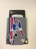 New England Patriots Retro Logo Can Koozie Holder Free Shipping! NEW! Collapsible