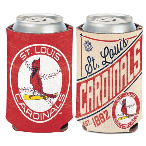 St. Louis Cardinals Retro Logo Can Koozie Holder Free Shipping! NEW! Collapsible