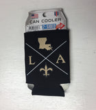 New Orleans Saints Compass Can Koozie Holder Free Shipping! NEW! Collapsible
