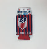 USA Soccer Can Koozie Holder Free Shipping! NEW! Collapsible Stripes