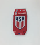 USA Soccer Can Koozie Holder Free Shipping! NEW! Collapsible Stripes