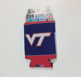 Virginia Tech Hokies Patriotic Can Koozie Holder Free Shipping! NEW! Collapsible