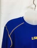 LSU Tigers Purple Long Sleeve Shirt Sizes S-2XL Free Shipping Smithfield