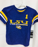 LSU Tigers Toddler Purple Jersey Shirt Sizes 2T-5T Free Shipping