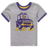 LSU Tigers Toddler Gray Jeep Shirt Sizes 2T-5T Free Shipping Colosseum