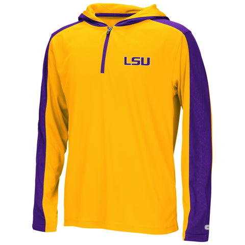 LSU Tigers Youth Gold Long Sleeve Hoodie Sizes S-XL Free Shipping