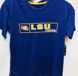 LSU Tigers Purple Youth Polyester Shirt Sizes XS-XL Pampa Free Shipping
