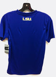 LSU Tigers Purple Youth Polyester Shirt Sizes XS-XL Bars Design Free Shipping