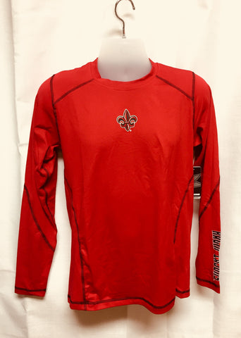 Louisiana Ragin Cajuns Red Long Sleeve Shirt Sizes S-2XL Free Shipping